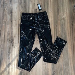 Nasty Gal vinyl pants.